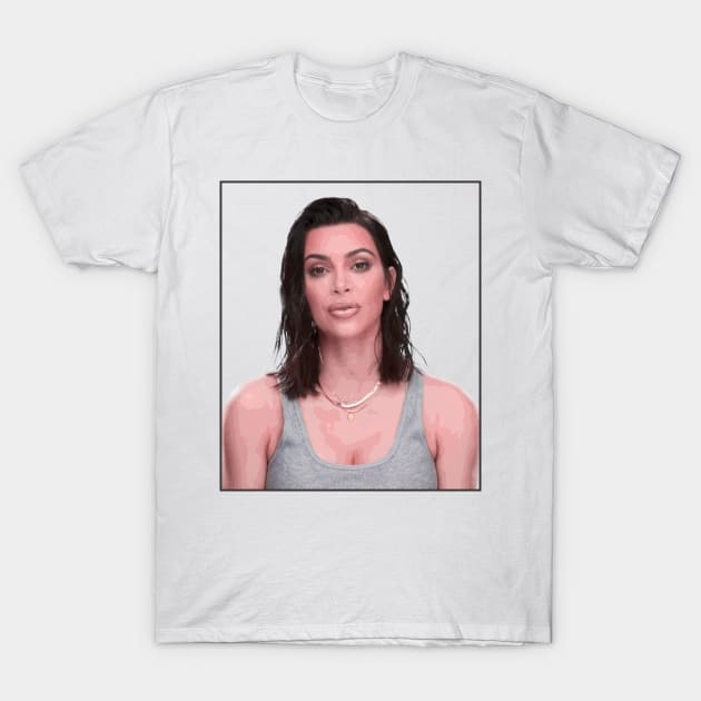 Kim Kardashian T-Shirt by winstongambro